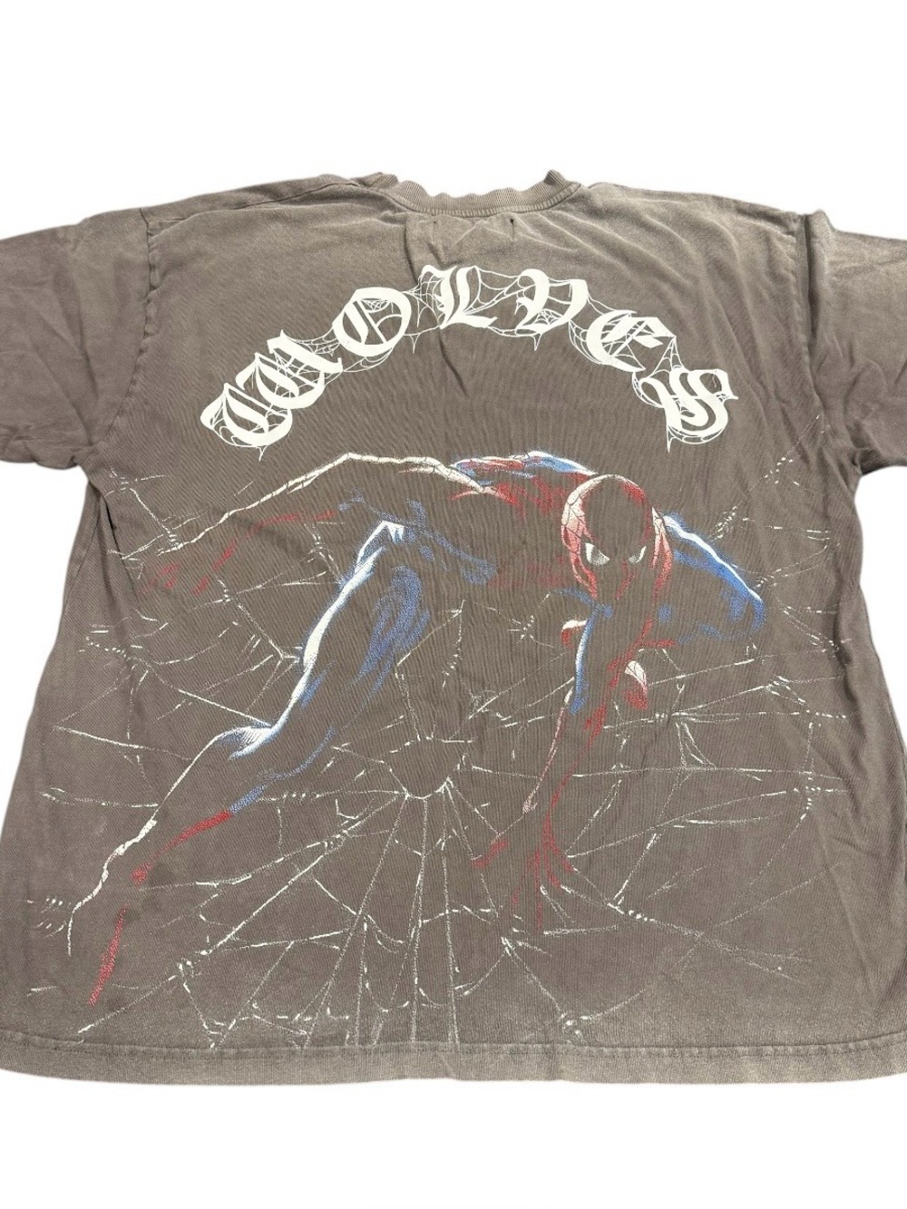 Darc Sport x Marvel Spider-Man shirt large 35/1000 limited edition gray READ